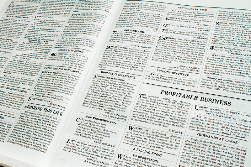 Newspaper titled Miscellany with content from Antebellum America